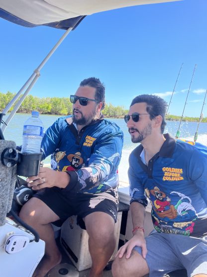 "Goldies Before Coldies" Fishing Shirt - Image 6