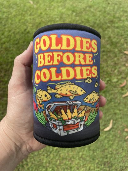 "Goldies Before Coldies" Stubby Holder - Image 2