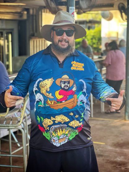 "Goldies Before Coldies" Fishing Shirt
