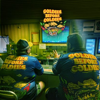 "Goldies Before Coldies" Fishing Shirt - Image 4