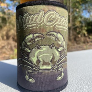 "Gulf Mud Crabbers" GREEN Stubby Holder