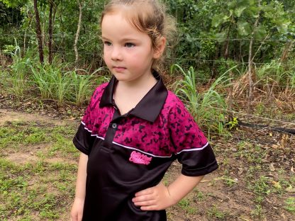 "Gulf Mud Crabbers" Polo (Pink - Short Sleeve) - Image 8