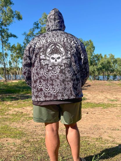 "Mud Crab Fever" Hoodie (Black) - Image 5