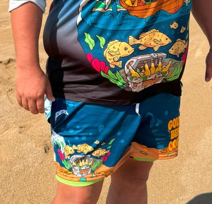 "Goldies Before Coldies" Footy Shorts